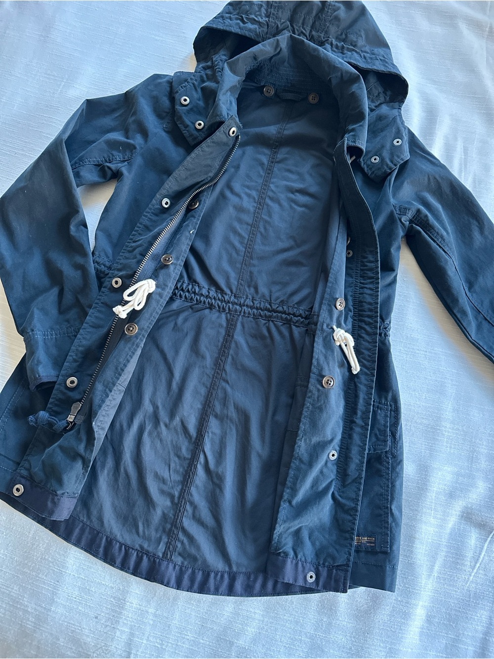Abercrombie & Fitch Navy Blue Utility Anorak Parka Jacket | S - Picture 2 of 12